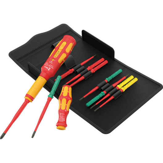 Wera Kraftform Kompakt VDE Safe-Torque Speed Set 2, Interchangeable Screwdriver Set