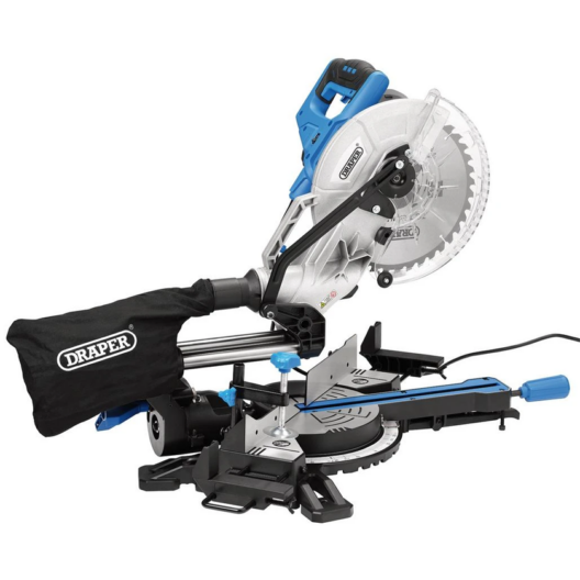 Draper SMS250D1800 230V Sliding Compound Mitre Saw 255mm
