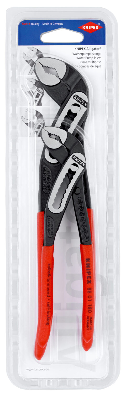 Knipex 00 31 20 V02 2 Piece Alligator Water Pump Pliers Set