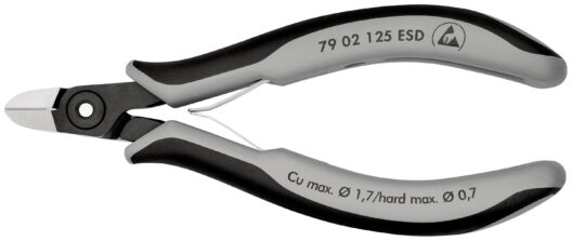 Knipex 79 02 125 ESD Electronics Side Cutter Pliers 125mm