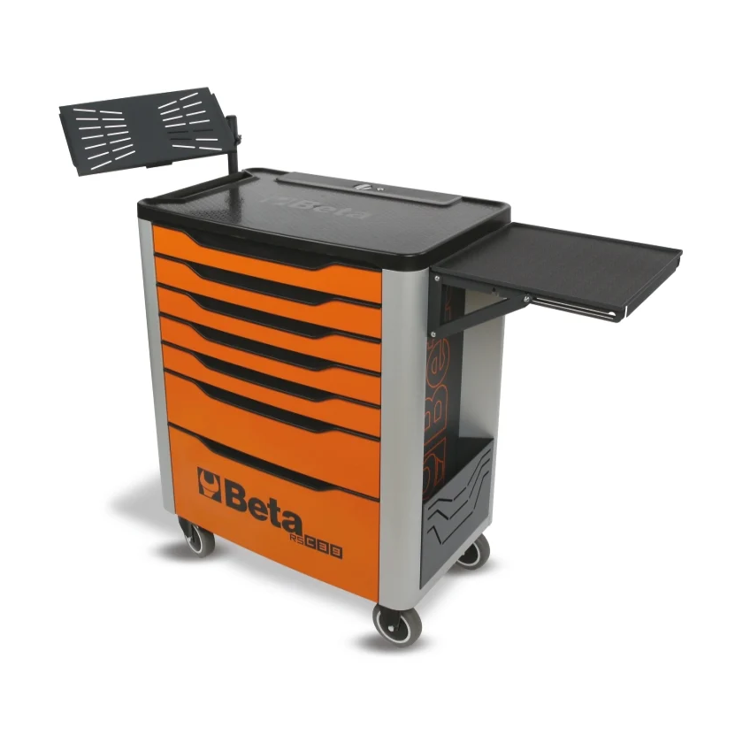 Beta RSC39/5 5 Drawer Mobile Roller Cabinet - Red - Image 9