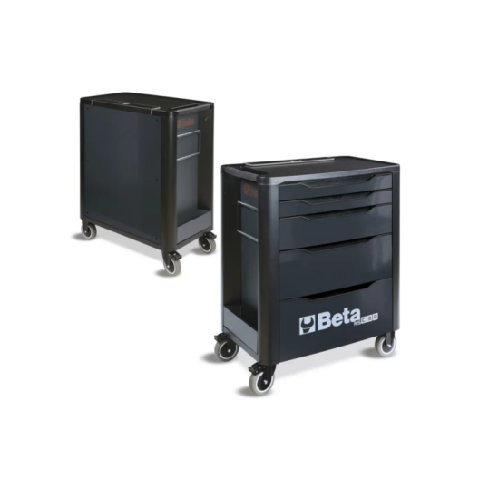 Beta RSC39/5 5 Drawer Mobile Roller Cabinet - Anthracite Grey
