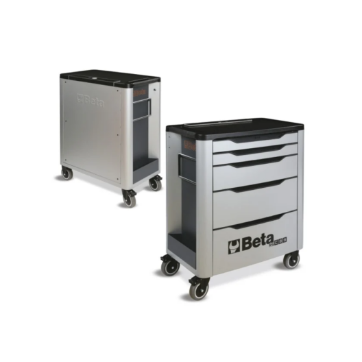 Beta RSC39/5 5 Drawer Mobile Roller Cabinet - Racing Grey