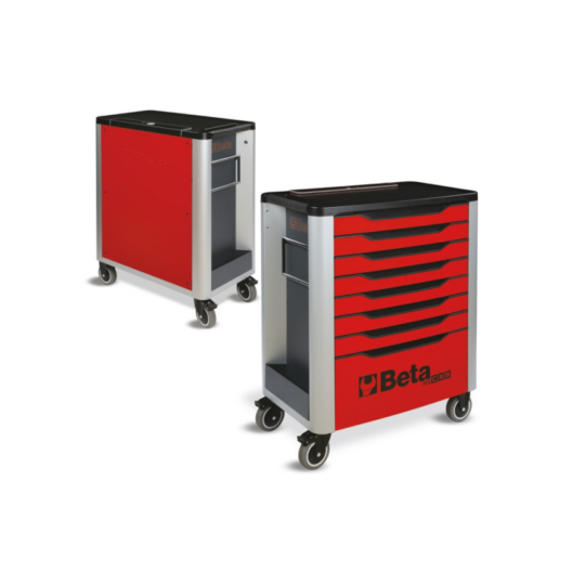 Beta RSC39/7 7 Drawer Mobile Roller Cabinet - Red