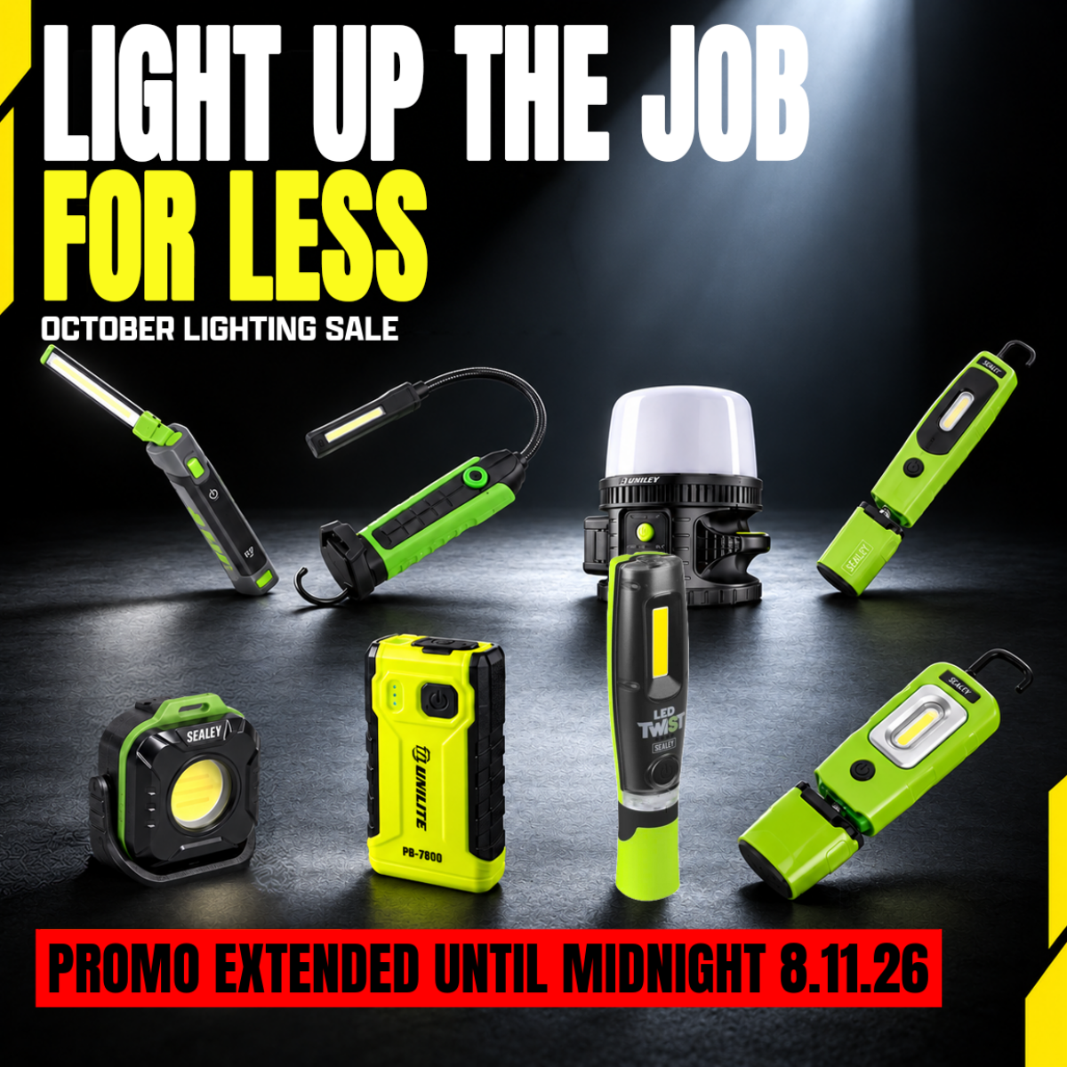 Light Up The Job For Less!